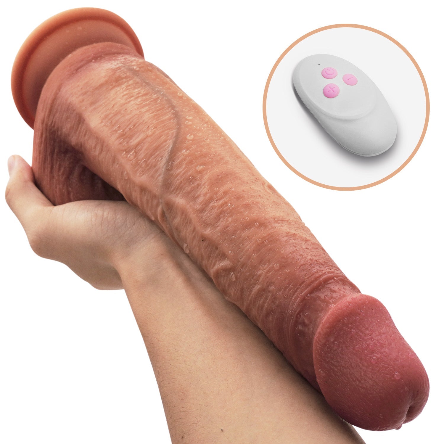 🎁 Oscar Anal Dildo XXL Vibrator mit stoßfunktion 26.5 cm (100% off)