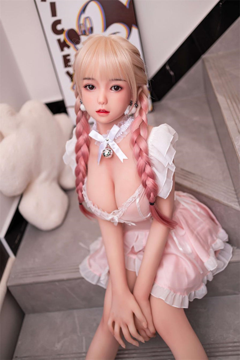 Kleine Elfen-Sexdoll mit Manga-Gesicht Mirai 125/135 cm