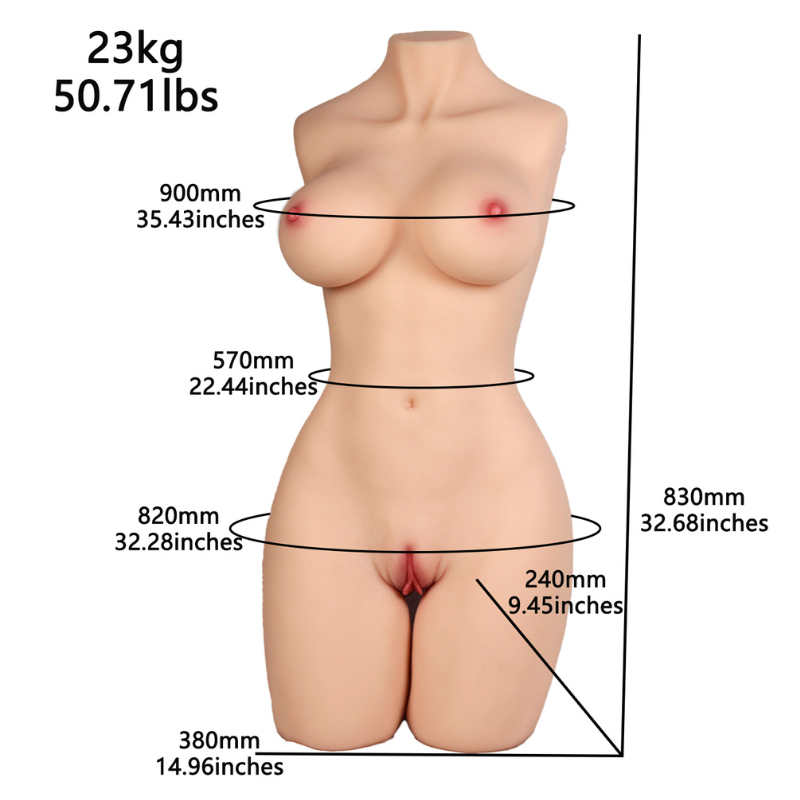 Torso sexpuppe Diana sexpuppe für die männer 23kg 83cm