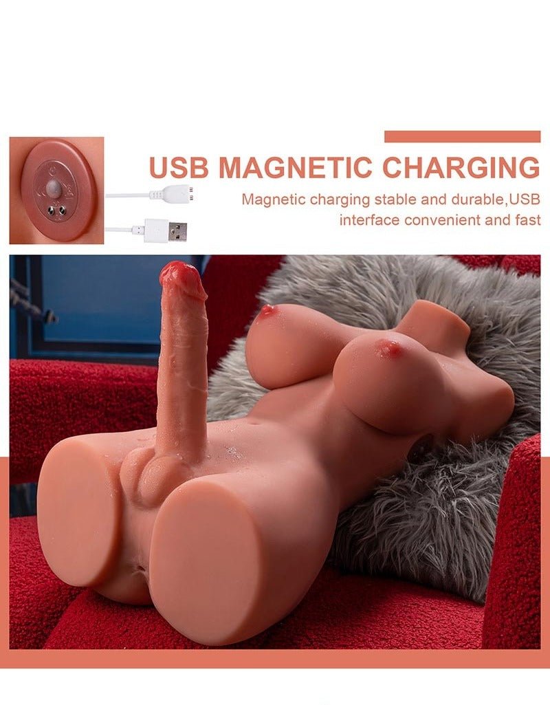 Futanari Hentai Sex Doll mit USB-Ladefunktion