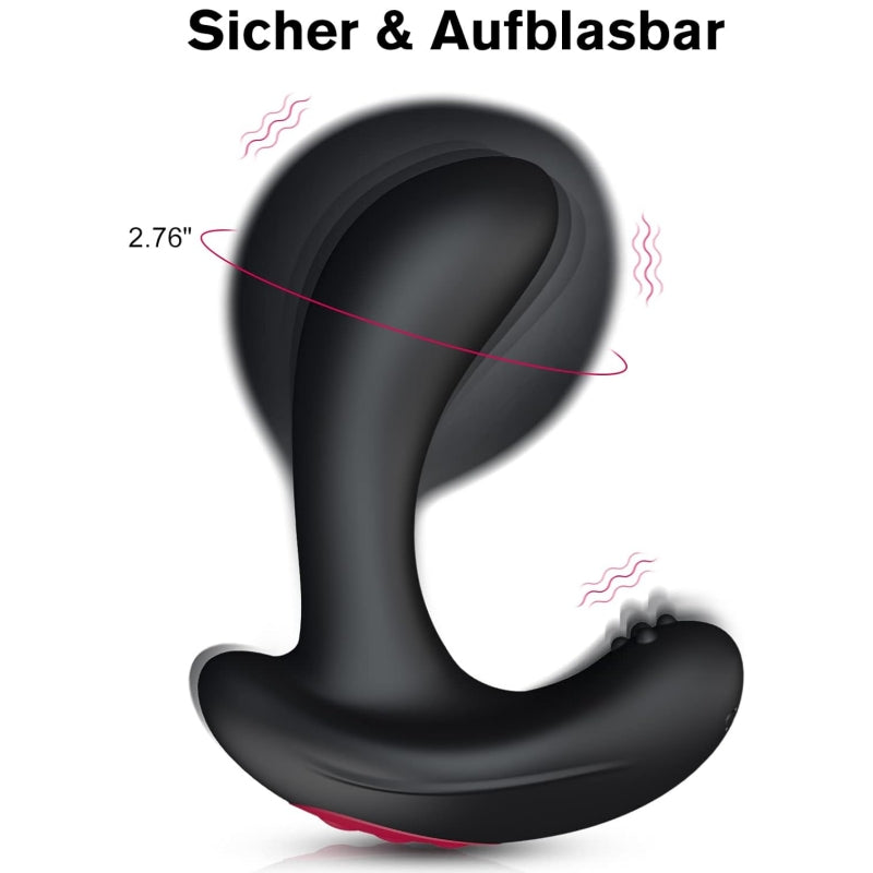 Prostata Stimulator Aufblasbarer Analvibrator