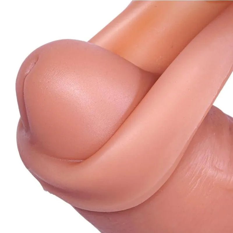 realistic anal dildo mit vorhaut