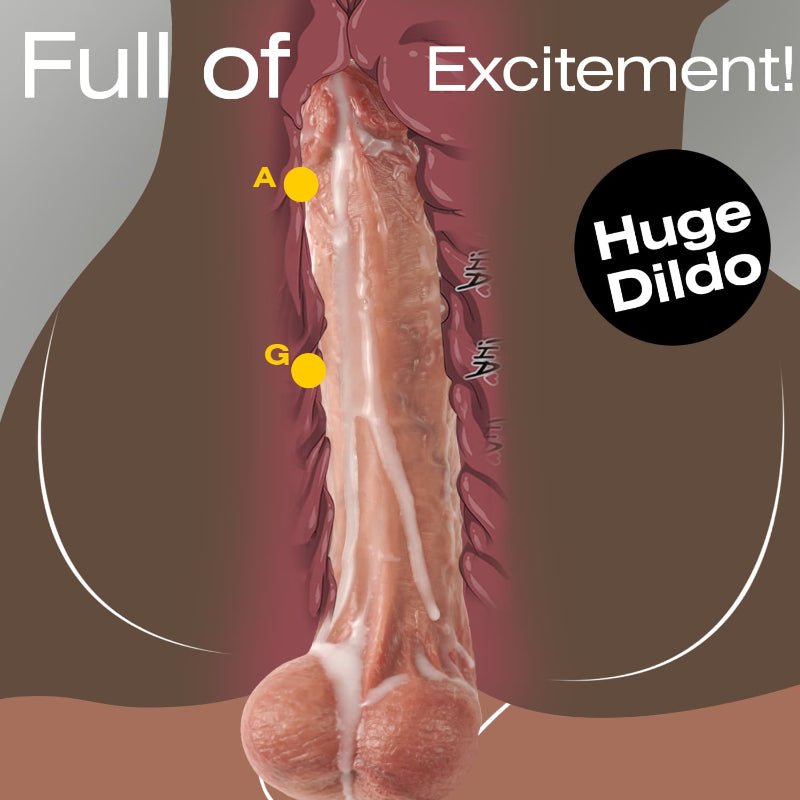 Rocco Dildo XXL bei vaginaler Anwendung