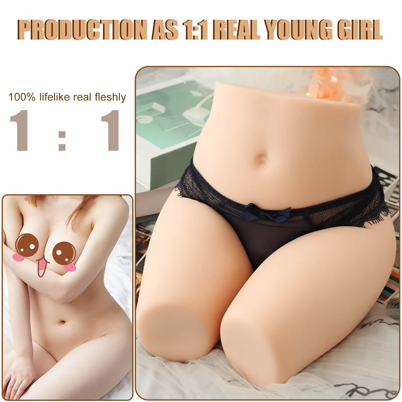 Amber Realistische 3D-Po-Sexpuppe Masturbator 6kg