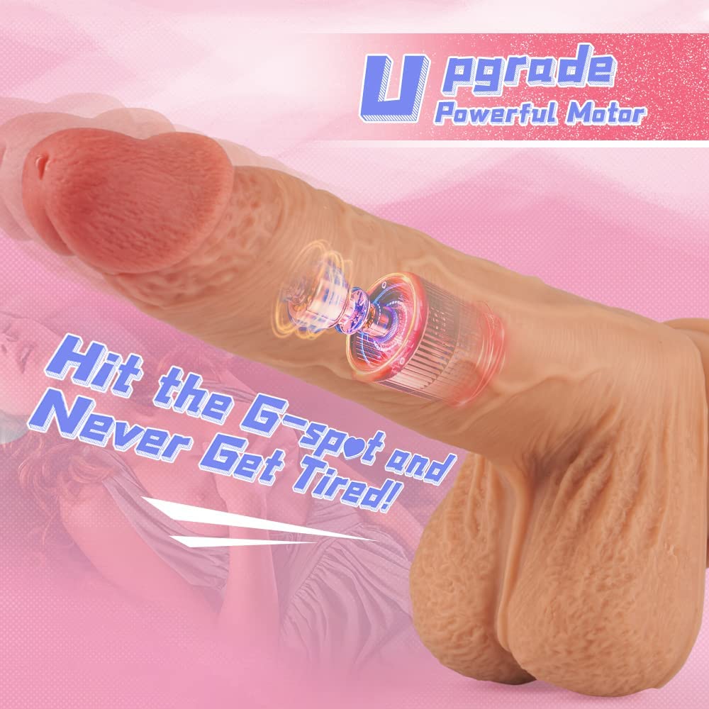 Heizbarer Anfänger Vibrator-Dildo Léo-19,8cm